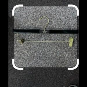 Kate Spade Black and Gold Wooden Pant/Skirt Hanger Bundle of 4